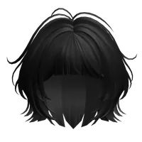 Black Stylish Layered Bob Roblox hair