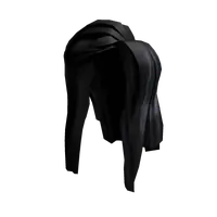 Black Long and Straight Hair Roblox hair