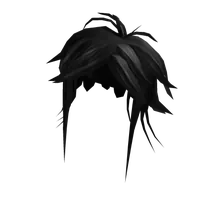 Black Manga Hero Hair Roblox hair