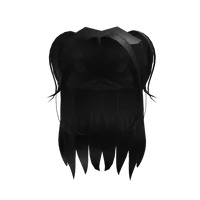 Adorbs black long hair Roblox hair