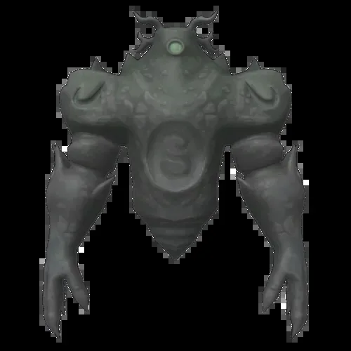Golem enemy in Clover RPG